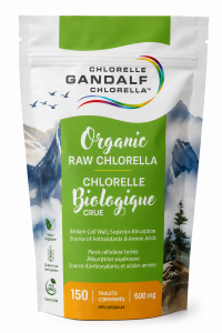 Chlorelle Gandalf certifié biologique™ 150 comprimés de 600 mg